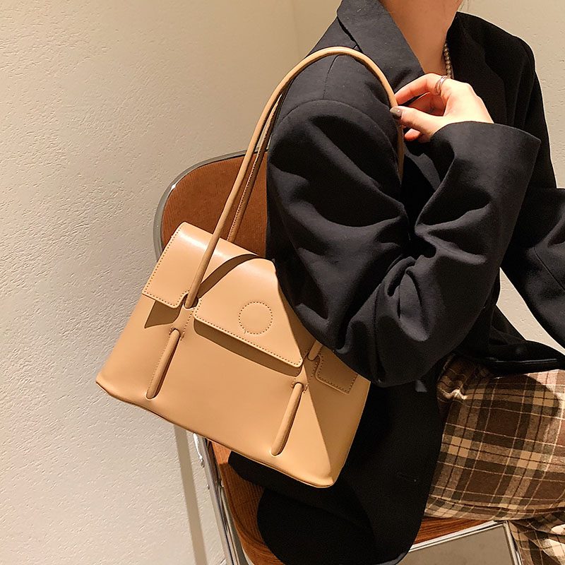 Duff Luxury Designer Small Tote Håndtaske Til Kvinder - Sort
