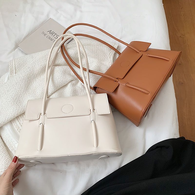 Duff Luxury Designer Small Tote Håndtaske Til Kvinder - Sort