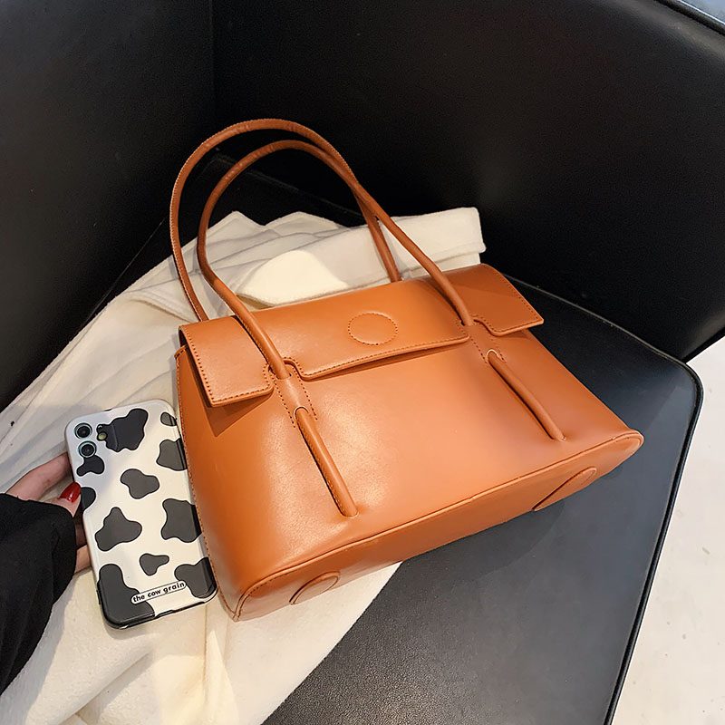 Duff Luxury Designer Small Tote Håndtaske Til Kvinder - Sort