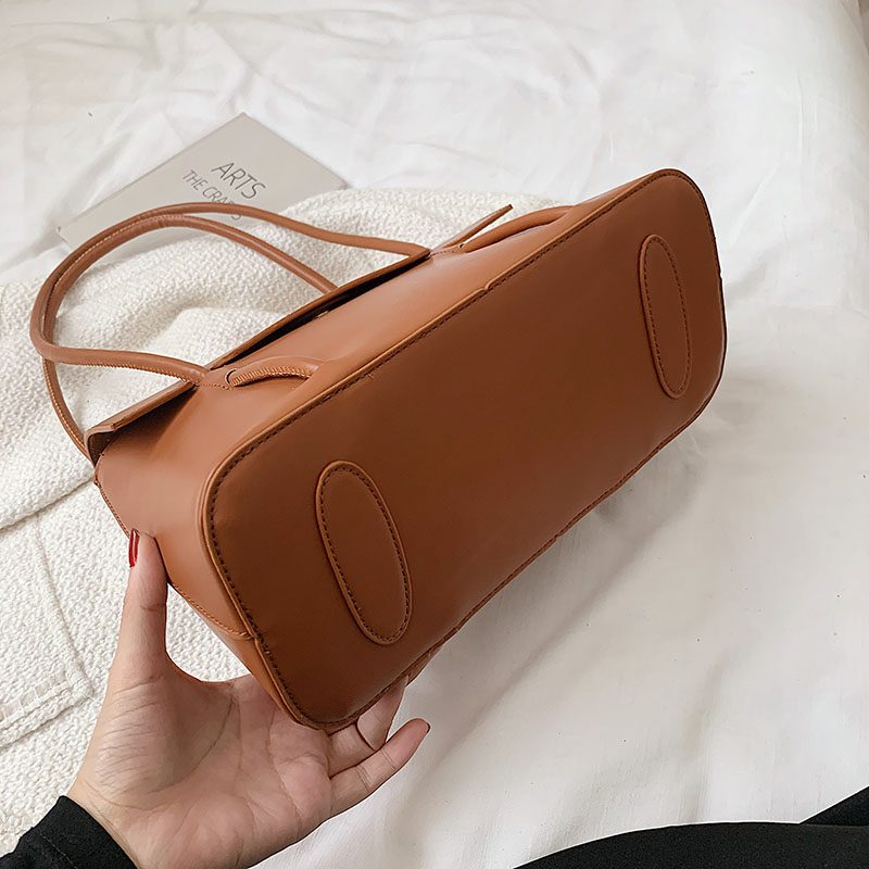 Duff Luxury Designer Small Tote Håndtaske Til Kvinder - Sort