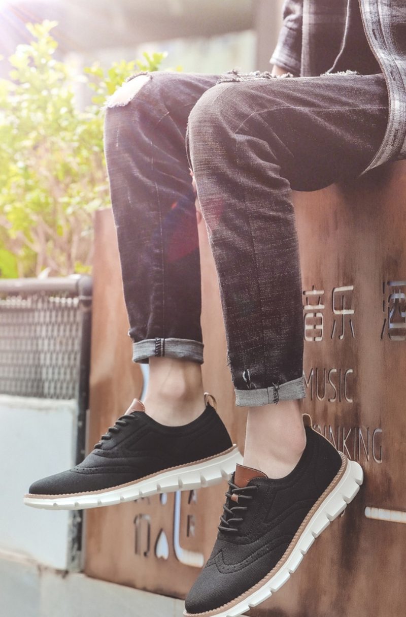 Ed Casual Sneakers Til Mænd - Beige