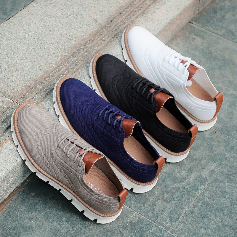 Ed Casual Sneakers Til Mænd - Beige