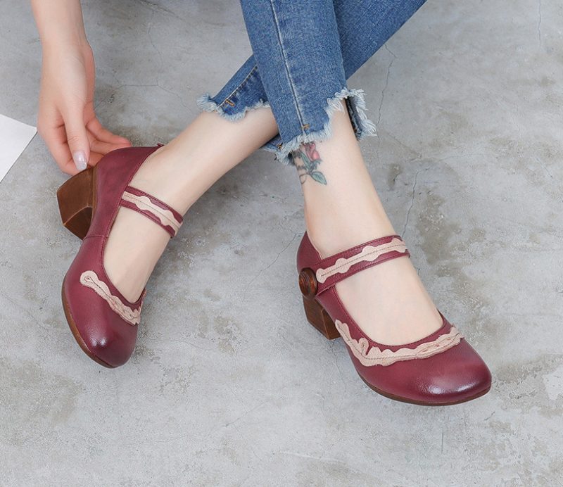 Edenia Dame Pumps Sko - Rød