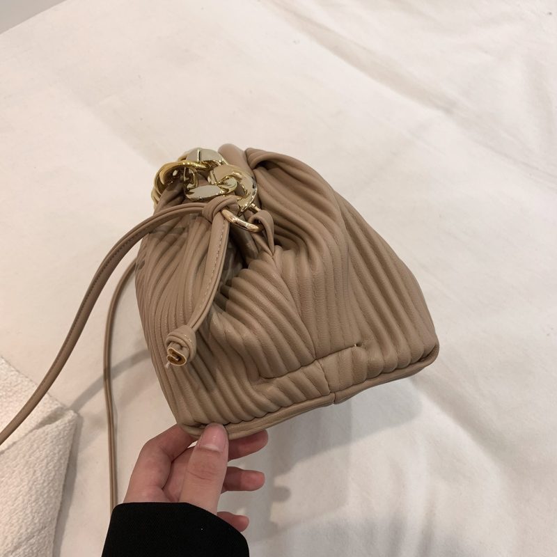 Eimy Crossbody-håndtaske Med Tyk Kæde Til Kvinder - Stor Grøn