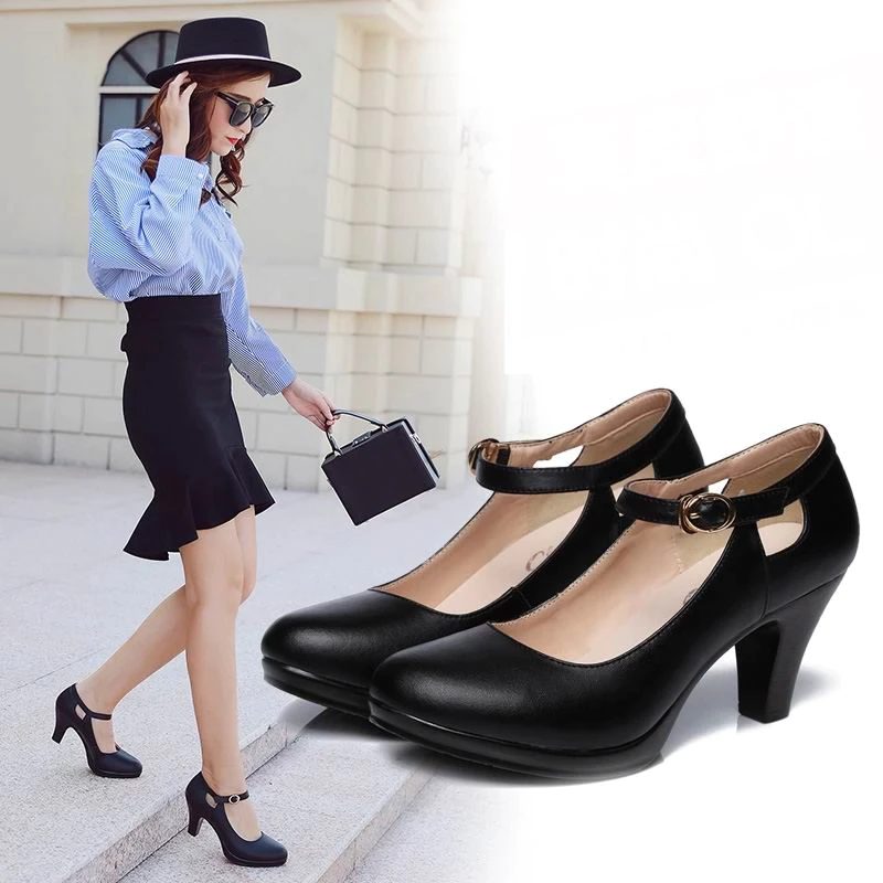 Eimy Komfortable Light Pumps-sko Til Kvinder - Sort