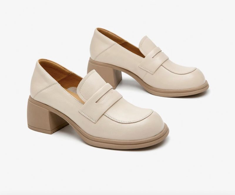 Eizy Moccasin Sko Til Kvinder - Beige