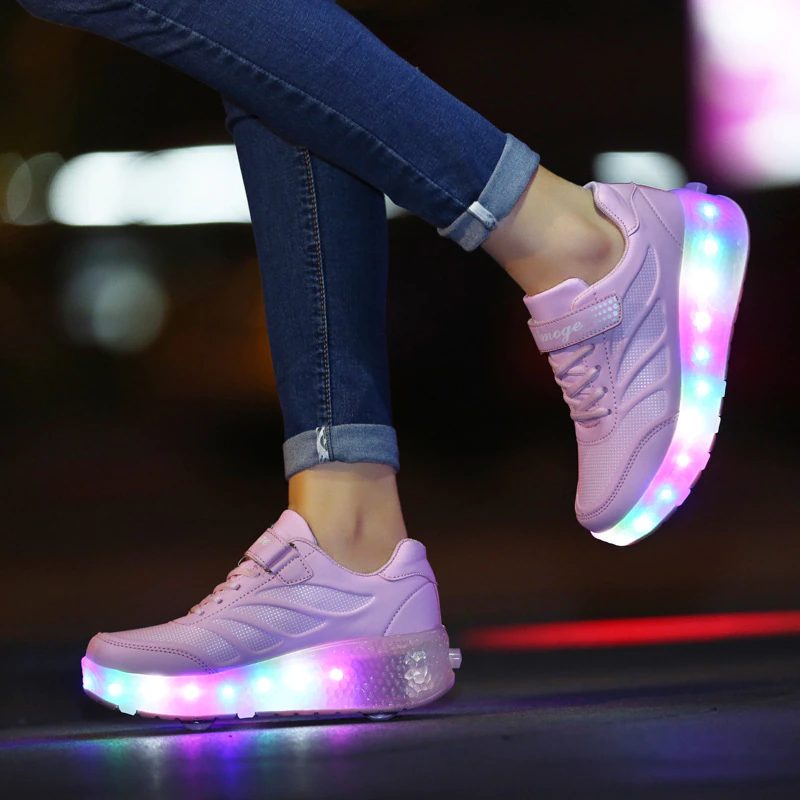 Elcira Rullesneaker Til Piger - Pink