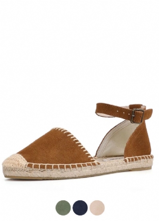 Elda Dame Ankelrem Espadrilles Sommersandaler