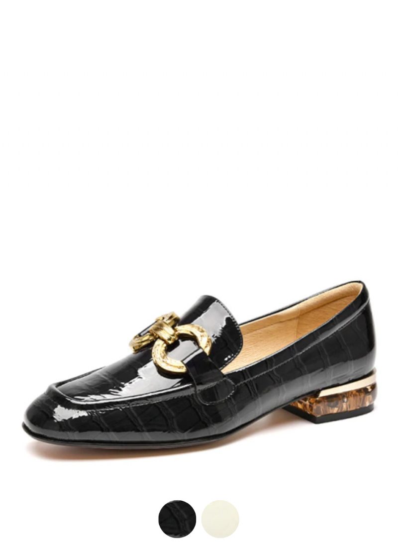 Eleanor Dame Laklæder Loafer Sko