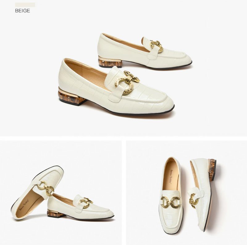 Eleanor Dame Laklæder Loafer Sko - Sort