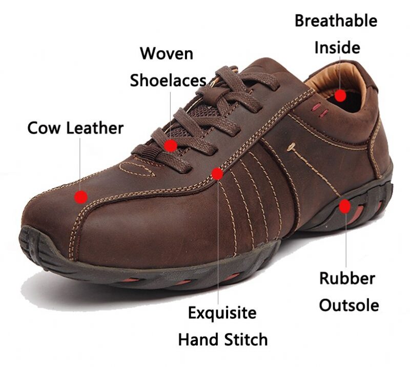 Elio Herre Casual Oxfords - Kaffe