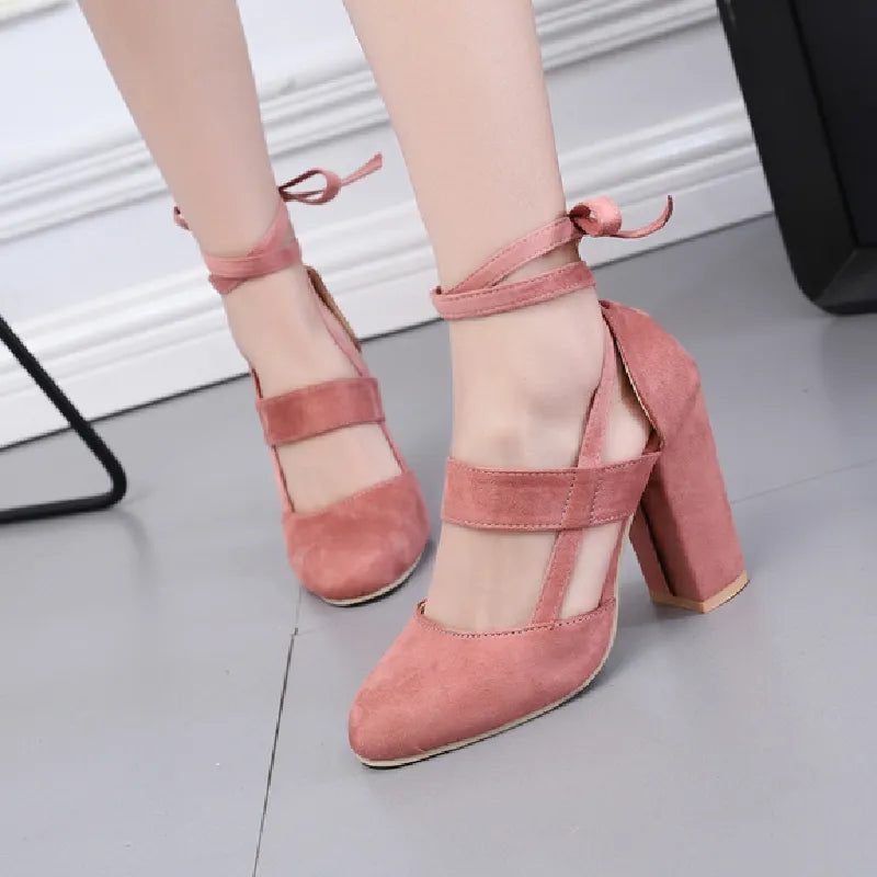 Ellen Dame Pumps - Pink