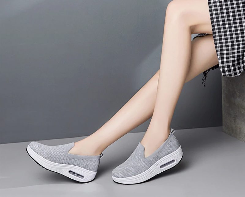 Elmira Slip-on Platform Sko Til Kvinder - Sort