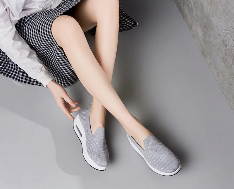Elmira Slip-on Platform Sko Til Kvinder - Sort