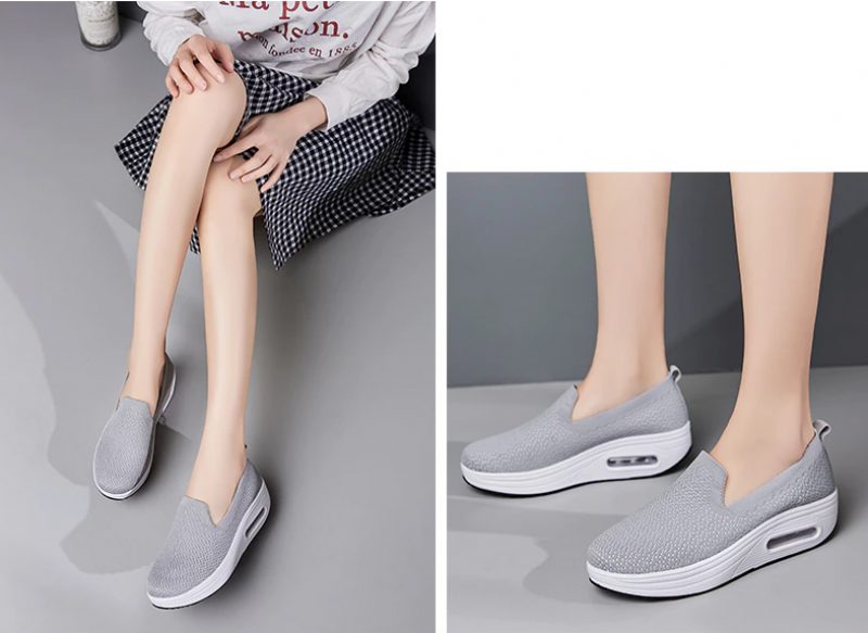 Elmira Slip-on Platform Sko Til Kvinder - Sort