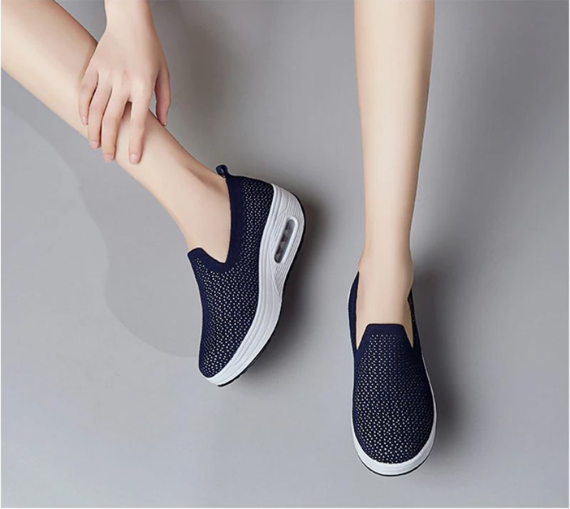 Elmira Slip-on Platform Sko Til Kvinder - Sort