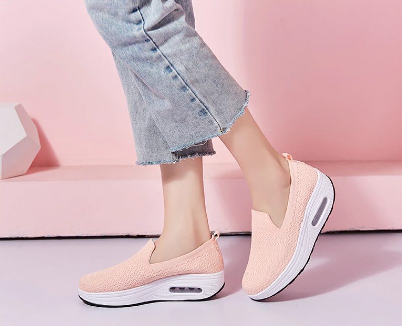Elmira Slip-on Platform Sko Til Kvinder - Sort