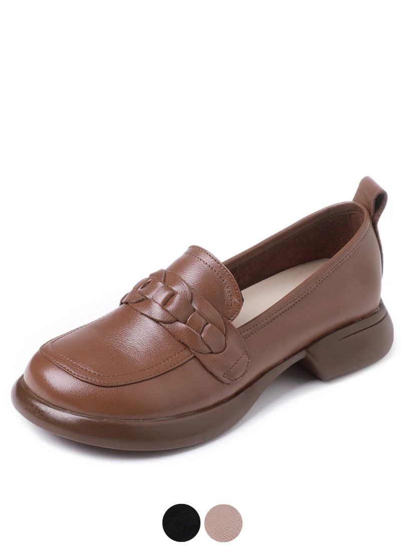 Elsa Loafers I Læder Til Kvinder