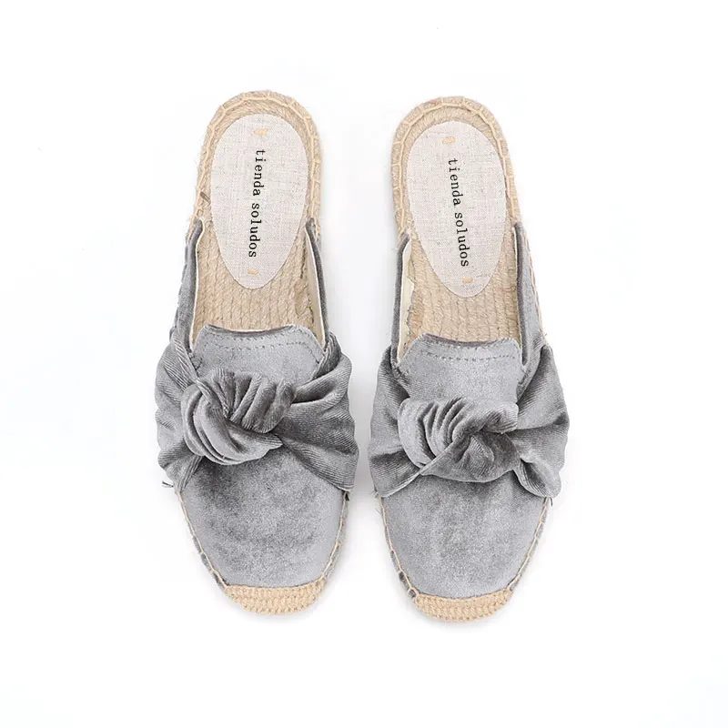 Elsa Mules Espadrilles Til Kvinder - Grå