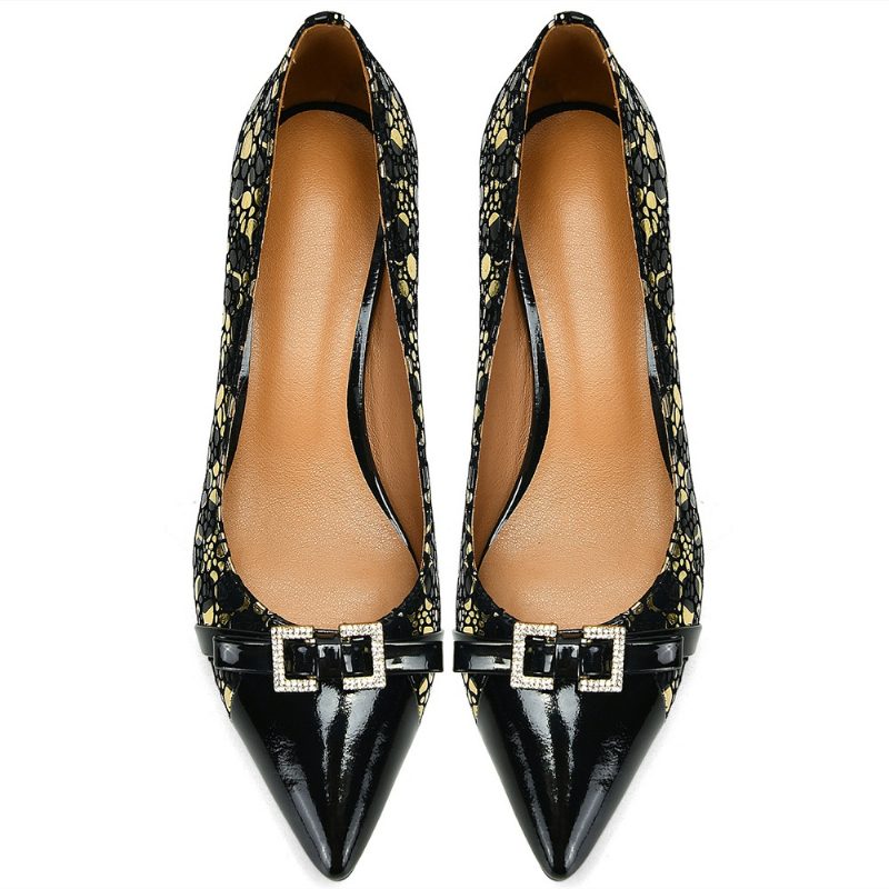 Elsy Dame Hæl Pumps - Sort