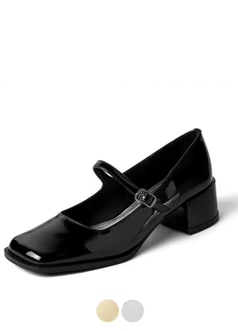 Elsy Dame Spænde Strap Elegant Pumps Sko