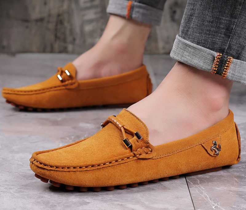 Elvion Loafers Dress Sko Til Mænd - Sort
