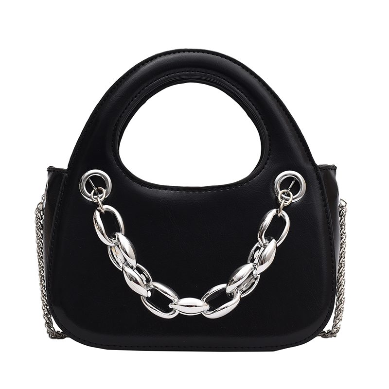 Emperador Dame Designer Læder Mini Håndtaske - Sort