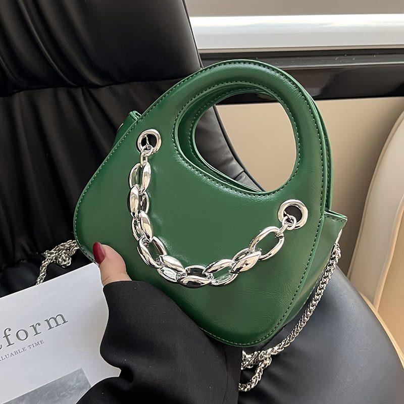 Emperador Dame Designer Læder Mini Håndtaske - Sort