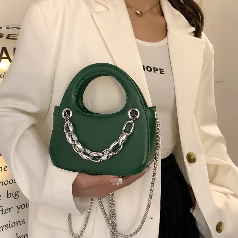 Emperador Dame Designer Læder Mini Håndtaske - Sort