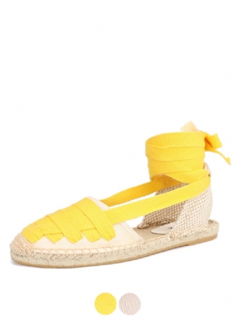 Estela Flade Espadriller Til Kvinder Ankelrem