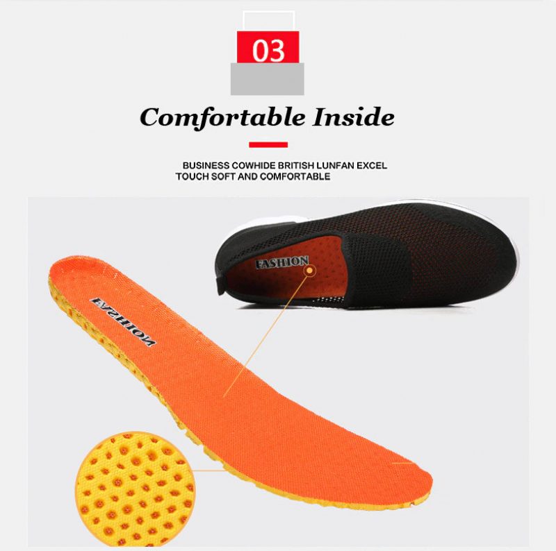 Estelita Kvinders Slip-on Åndbar Mesh Sommer Fashion Flat Black Sko - Sort Rød