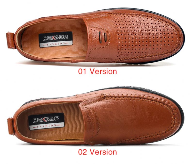 Euder Loafers Fritidssko Til Mænd - Orange