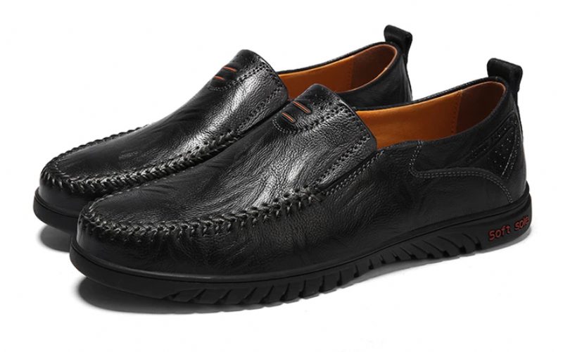 Euder Luksus Loafers Sko Til Mænd - Brun