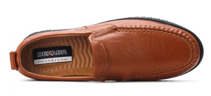 Euder Luksus Loafers Sko Til Mænd - Brun