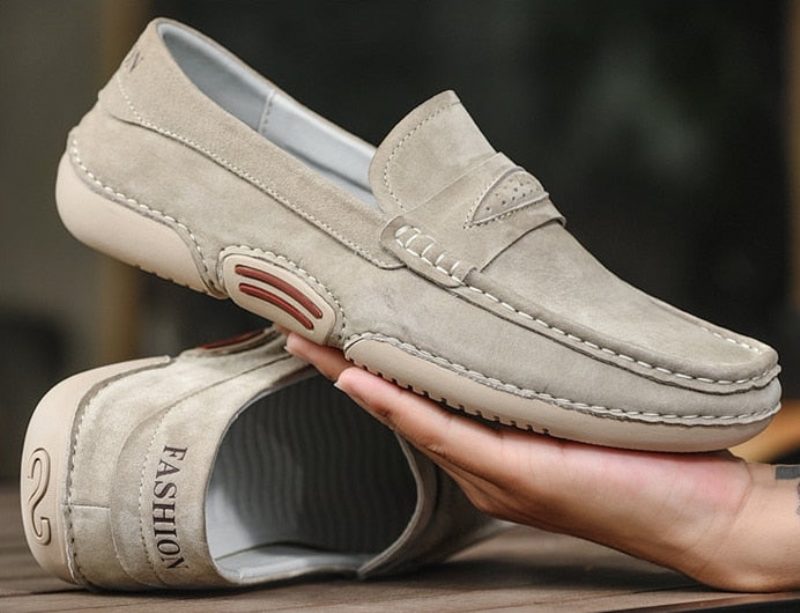 Euge Loafer Sko Til Mænd - Beige