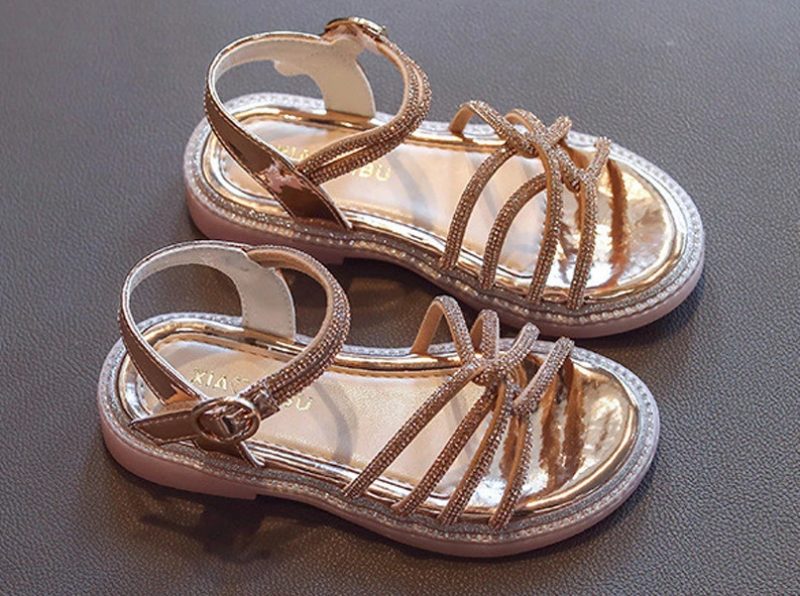 Evana Pigekjole Sandal - Sølv
