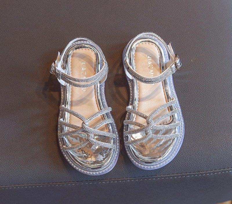 Evana Pigekjole Sandal - Sølv