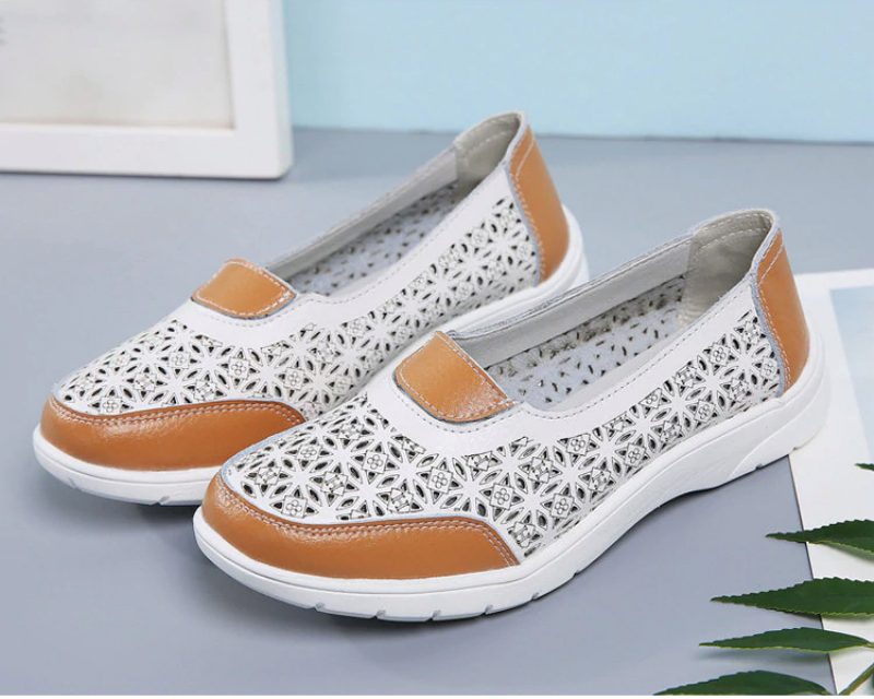 Evania Anti-slip Loafers Til Kvinder - Blå