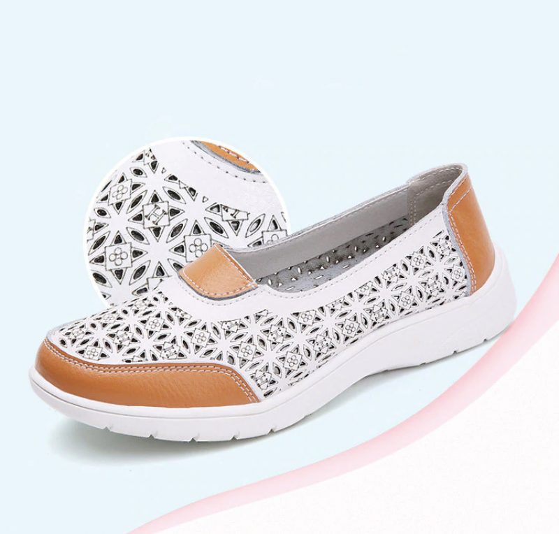 Evania Anti-slip Loafers Til Kvinder - Blå