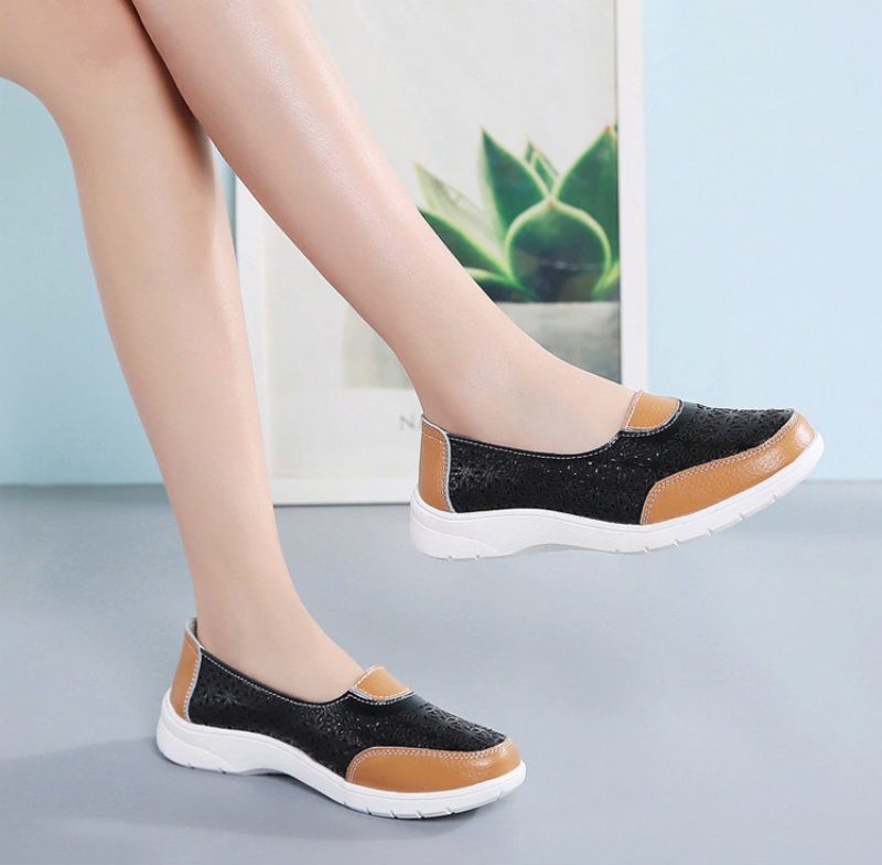 Evania Anti-slip Loafers Til Kvinder - Blå