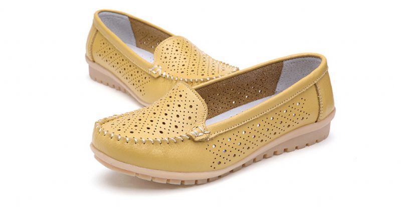 Evita Loafers Til Kvinder - Sort Hul