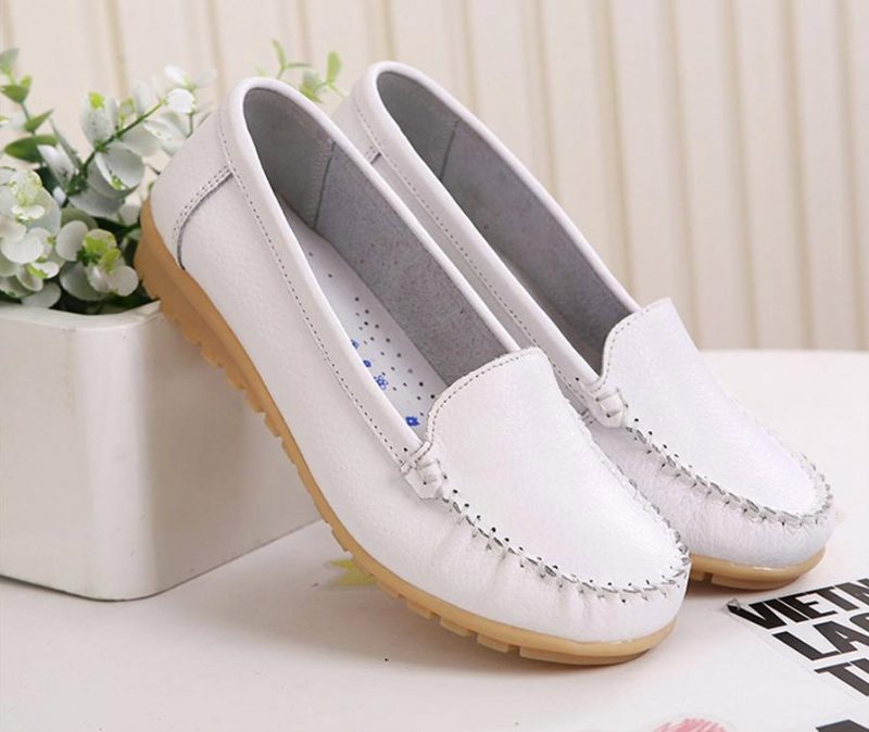Evita Loafers Til Kvinder - Sort Hul
