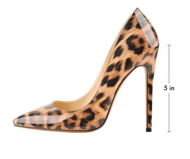 Fanny Party Pumps Til Højhælede Kvinder - Brun 13 cm