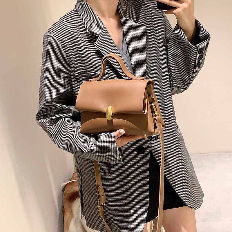 Fantasy Small Crossbody-håndtaske I Læder Til Kvinder - Sort