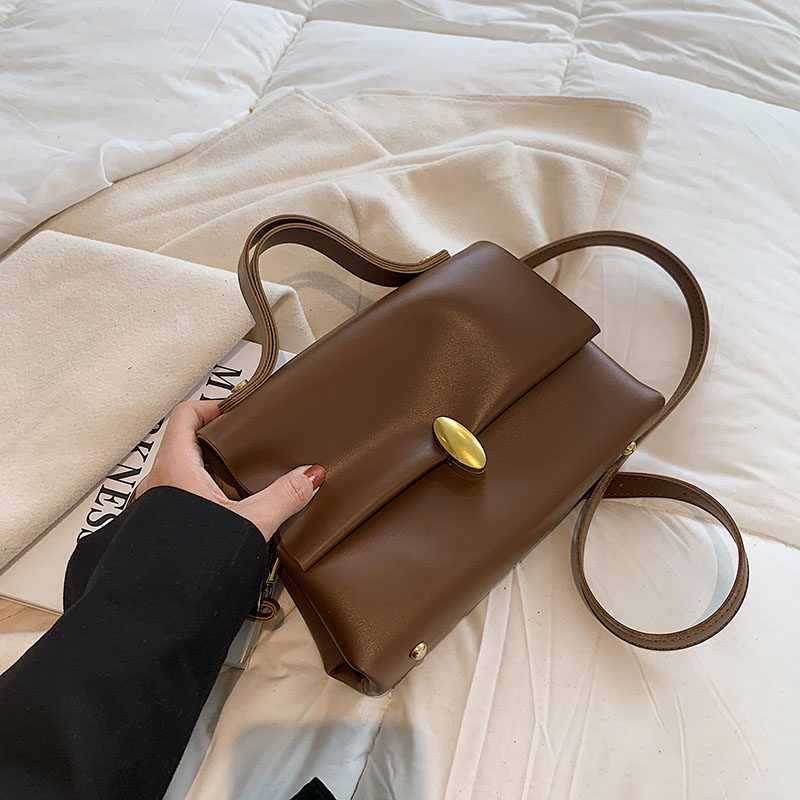 Fantasy Small Crossbody-håndtaske I Læder Til Kvinder - Sort