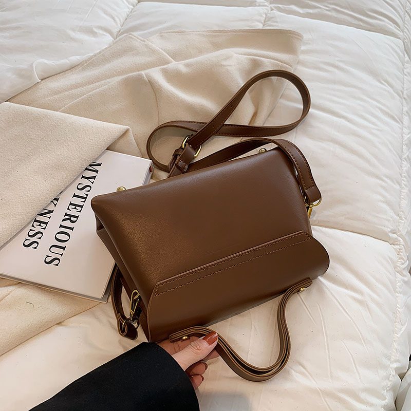 Fantasy Small Crossbody-håndtaske I Læder Til Kvinder - Sort
