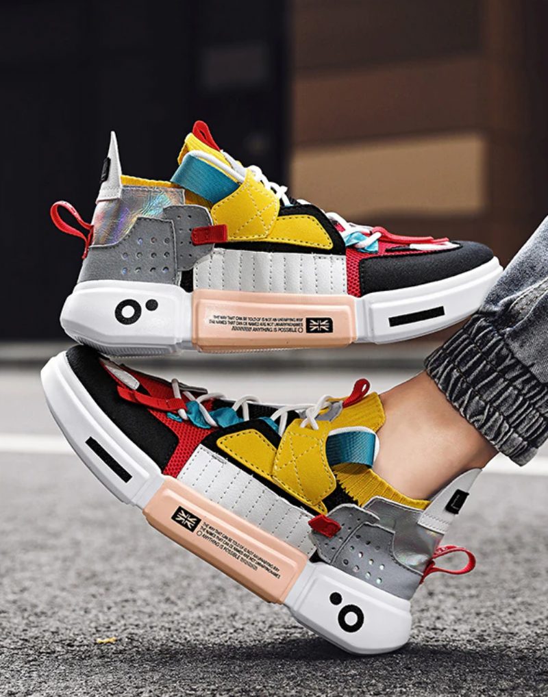 Farfan Luksus Sneakers Til Mænd - Gul