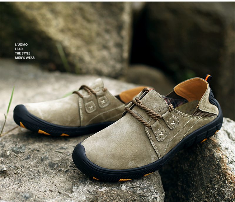 Fede Loafers Til Mænd Fritidssko - Khaki