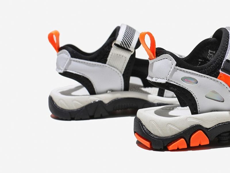 Feder Mode Sandal Til Drenge - Hvid
