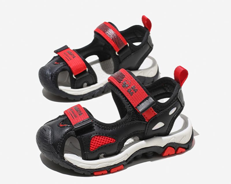 Feder Mode Sandal Til Drenge - Hvid